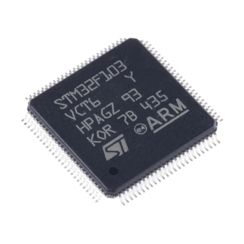 STMicroelectronics STM32F103VCT6 32-bit ARM Cortex M3 Microcontroller 72 MHz 256kB FLASH 100-Pin LQFP