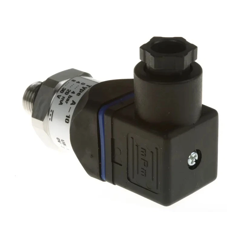 WIKA A-10 Series Pressure Transmitter, 2-Wire 4 to 20 mA Output, Gauge Reading, 0 to 4 bar, 8-30V DC, 316L 12719251