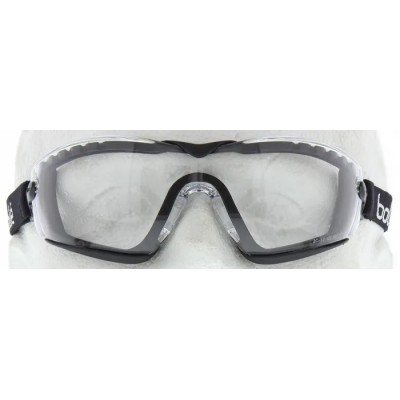 Bolle Safety COBRA Anti-Mist Scratch Resistant Safety Goggles with Clear Polycarbonate Lenses COBFSPSI