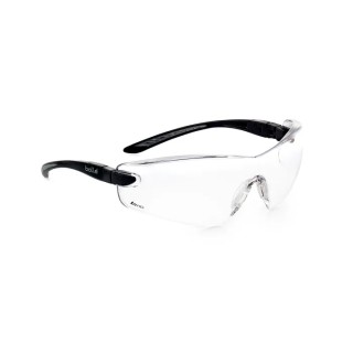 Bolle Safety COBRA Safety Glasses UV Protection Clear Lens Black Thermoplastic Rubber Nylon Frame COBHDPI