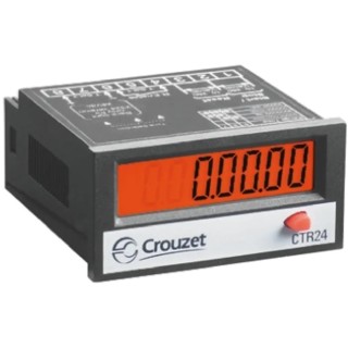 Crouzet 8 Digit LCD Impulse Counter, Manual Reset, Solid State and Voltage Inputs, Series CTR24 CTR24