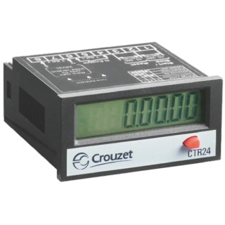 Crouzet 8 Digit LCD Counter, Manual Reset, 8mm Digit Height CTR24