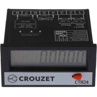 Crouzet Digital Counter 8 Digit LCD Display 260V CTR24