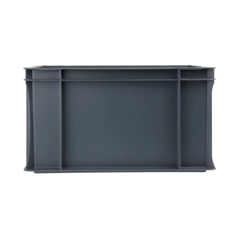 RS PRO 20L Grey Plastic Euro Container 400 mm x 300 mm x 220 mm 725-9151