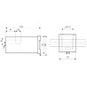 Crouzet Adapter for Use With Tachometer, Preselection Tataliser, Multi-Totaliser, Chronometer, Batch Counter 26546841