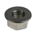 RS PRO Plain A2 Stainless Steel Flanged Hex Nut M12, 26mm Flange Diameter, 18mm Hex Size, 12mm Height, DIN 6923 725-9656