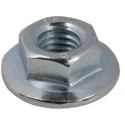 RS PRO Plain A2 Stainless Steel Flanged Hex Nut M10, 21.8mm Flange Diameter, 15mm Hex Size, 10mm Height 725-9653