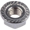 RS PRO Plain A2 Stainless Steel Flanged Hex Nut M8, 8mm Height, 17.9mm Flange Diameter, DIN 6923 725-9662
