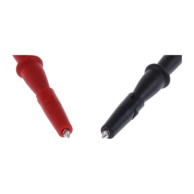 Fluke Test Probe, 1000V Voltage, 10A Current, Stainless Steel Tip, Red and Black TP1-1