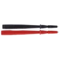 Fluke Test Probe, 1000V Voltage, 10A Current, Stainless Steel Tip, Red and Black TP1-1