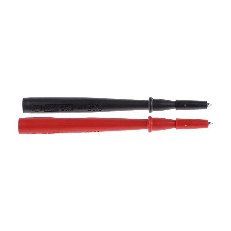 Fluke Test Probe, 1000V Voltage, 10A Current, Stainless Steel Tip, Red and Black TP1-1