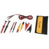 Fluke Automotive Test Lead Kit, Connector Type Crocodile and Piercing Clips, 60V Safety Voltage TLK281-1