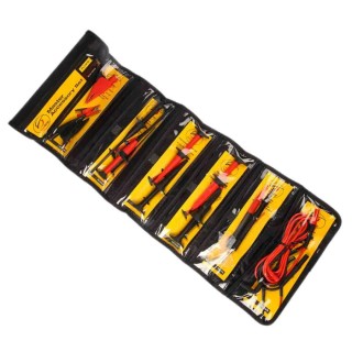 Fluke Multimeter Leads Test Lead Kit with Hook, Pincer, and Crocodile Clips CAT II CAT III CAT IV TLK-225-1