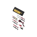 Fluke Multimeter Leads Test Lead Kit with Hook, Pincer, and Crocodile Clips CAT II CAT III CAT IV TLK-225-1