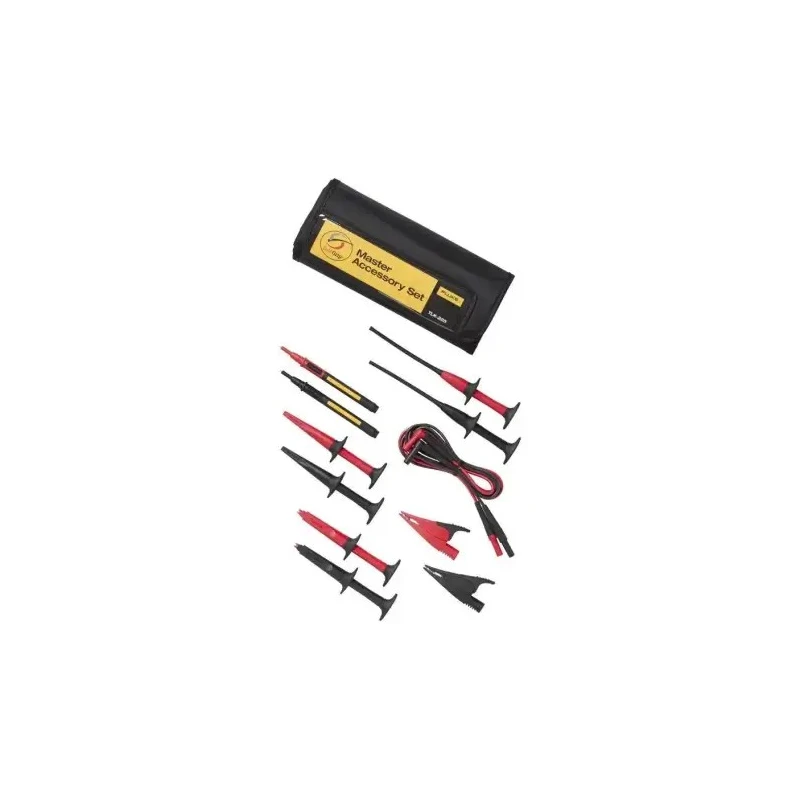 Fluke Multimeter Leads Test Lead Kit with Hook, Pincer, and Crocodile Clips CAT II CAT III CAT IV TLK-225-1