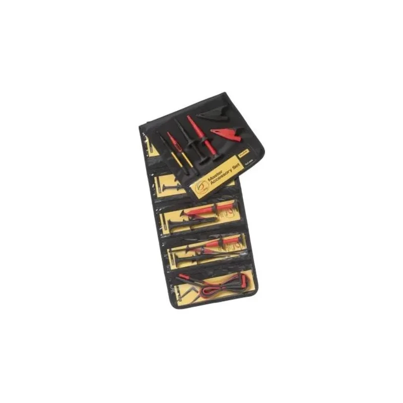 Fluke Multimeter Leads Test Lead Kit with Hook, Pincer, and Crocodile Clips CAT II CAT III CAT IV TLK-225-1