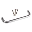 RS PRO Satin Silver Aluminium Arch Shape Handle, 300 mm Length 726-4191