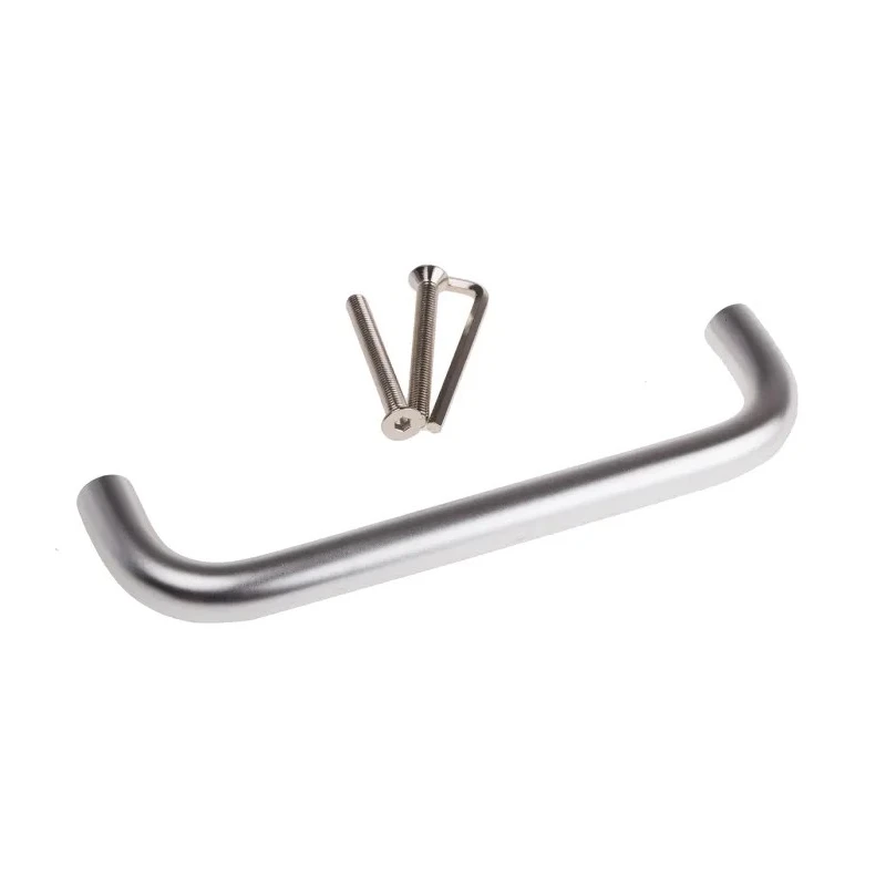 RS PRO Satin Silver Aluminium Arch Shape Handle 225 mm Length 726-4197