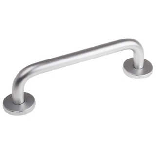 RS PRO Satin Silver Aluminium Arch Shape Handle 240mm Length 726-4204