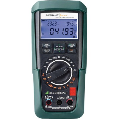 Gossen Metrawatt METRAHit ENERGY Handheld Multimeter True RMS 600V DC LCD Display M249A