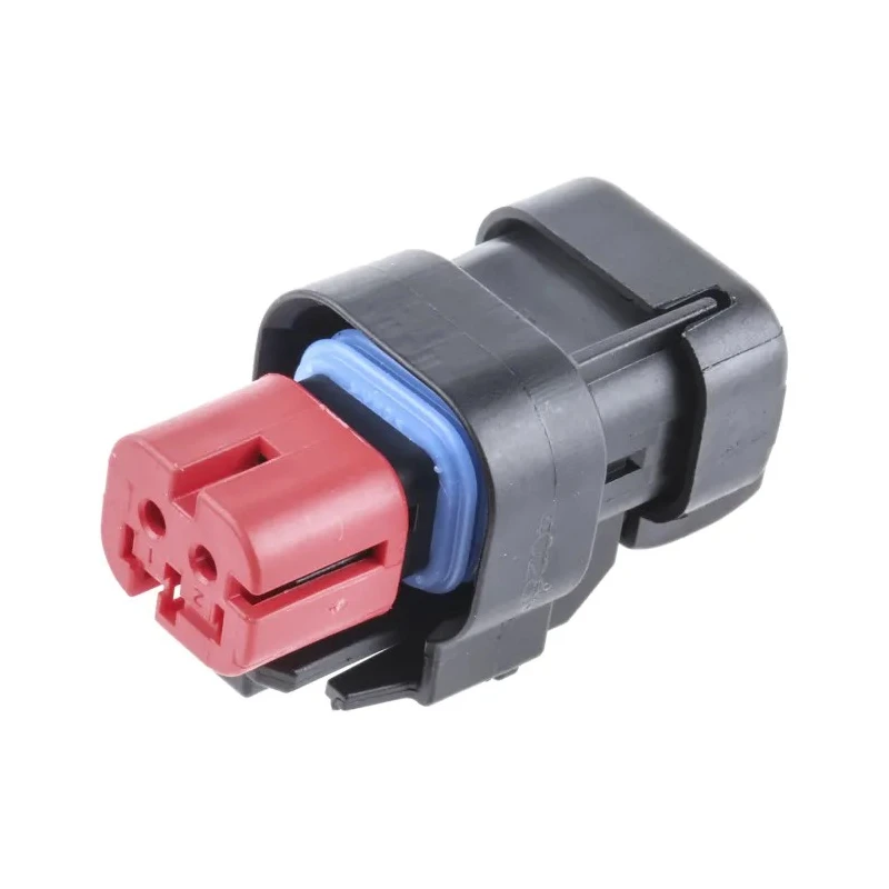 TE Connectivity AMPSEAL 16 Automotive Connector Female Red Cable 2 Way Crimp Termination 776522-1