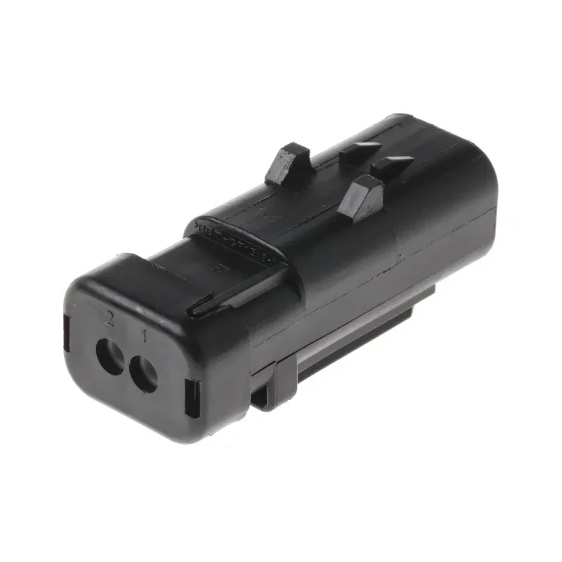 TE Connectivity AMPSEAL 16 Automotive Connector Male Red Clip 2 Way Crimp Termination 776534-1