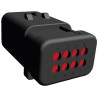 TE Connectivity AMPSEAL 16 Automotive Connector Male Red Clip 8 Way Crimp Termination 776538-1