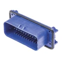 TE Connectivity Ampseal Automotive Connector Male Blue Panel Mount 35 Way Solder Termination 776163-5