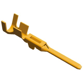 TE Connectivity MINI-MIC Series Male Crimp Terminal 17 AWG Min Crimp 15 AWG Max 14A Current 22.7mm Length 282109-3