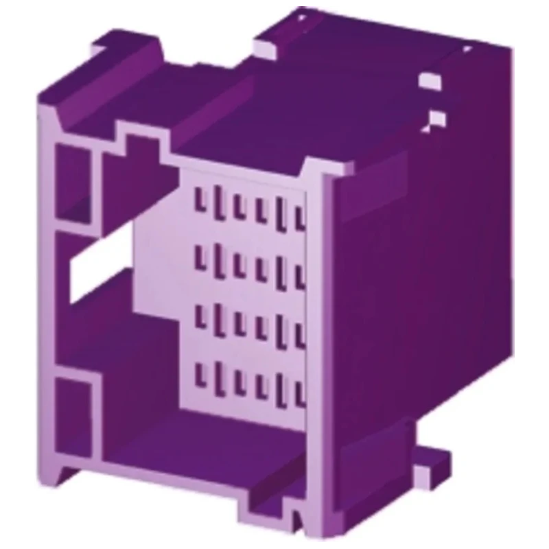 TE Connectivity Timer Automotive Connector Male Purple Cable 15 Way Crimp Termination 4-967628-1