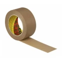 3M Brown Scotch 3444 Paper Backing Packing Tape, 50 m Length x 50 mm Width, 0.1 mm Thickness, Natural Rubber Adhesive 3444