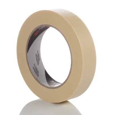 3M Beige Masking Tape Rubber Adhesive 24mm Width 50m Length Maximum Operating Temperature 60°C 101E