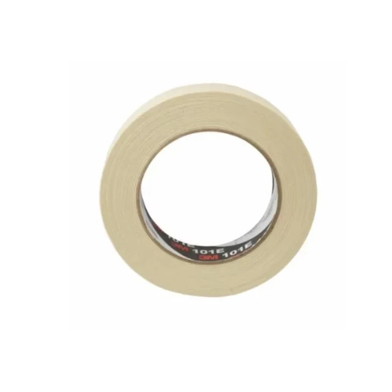 3M Beige Masking Tape Rubber Adhesive 24mm Width 50m Length Maximum Operating Temperature 60°C 101E