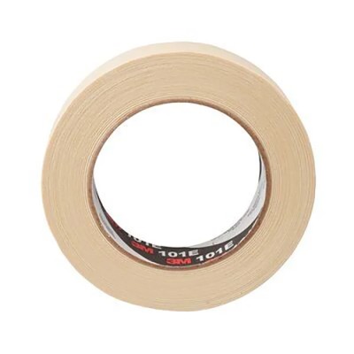 3M Beige Scotch Masking Tape Paper Backed Rubber Adhesive 18mm x 50m 101E 19MMX50M