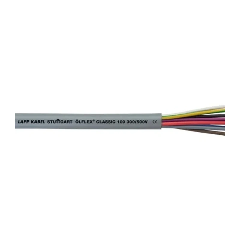 Lapp ÖLFLEX CLASSIC 100 Control Cable 3 Cores 20 AWG Unscreened Silver Grey PVC Sheath 50 m 00100224