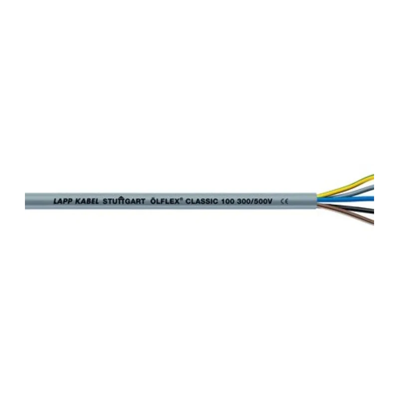 Lapp ÖLFLEX CLASSIC 100 Control Cable 12 Cores 20 AWG Unscreened 50m Silver Grey Polyvinyl Chloride Sheath 0010030