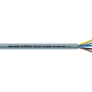 Lapp YY Control Cable 5 Cores 13 AWG Unscreened Silver Grey Polyvinyl Chloride Sheath 50 m 00100893