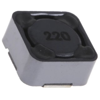 Bourns 1260 Shielded Wirewound Surface Mount Inductor with Ferrite Core 22 μH ±20% 4 A IDC Q:29 SRR1260