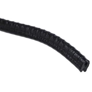 RS PRO Black Polyvinyl Chloride D-Type Edge Protection 20m Length 5.6mm Width 8.5mm Height 727-6037
