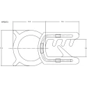RS PRO Black Ethylene Propylene Diene Monomer Edging Strip 20 m Length 9.8 mm Width 20.4 mm 727-6046