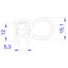 RS PRO Black Ethylene Propylene Diene Monomer Edging Strip, 20 m Length, 16 mm Width, 25 mm Height 727-6052