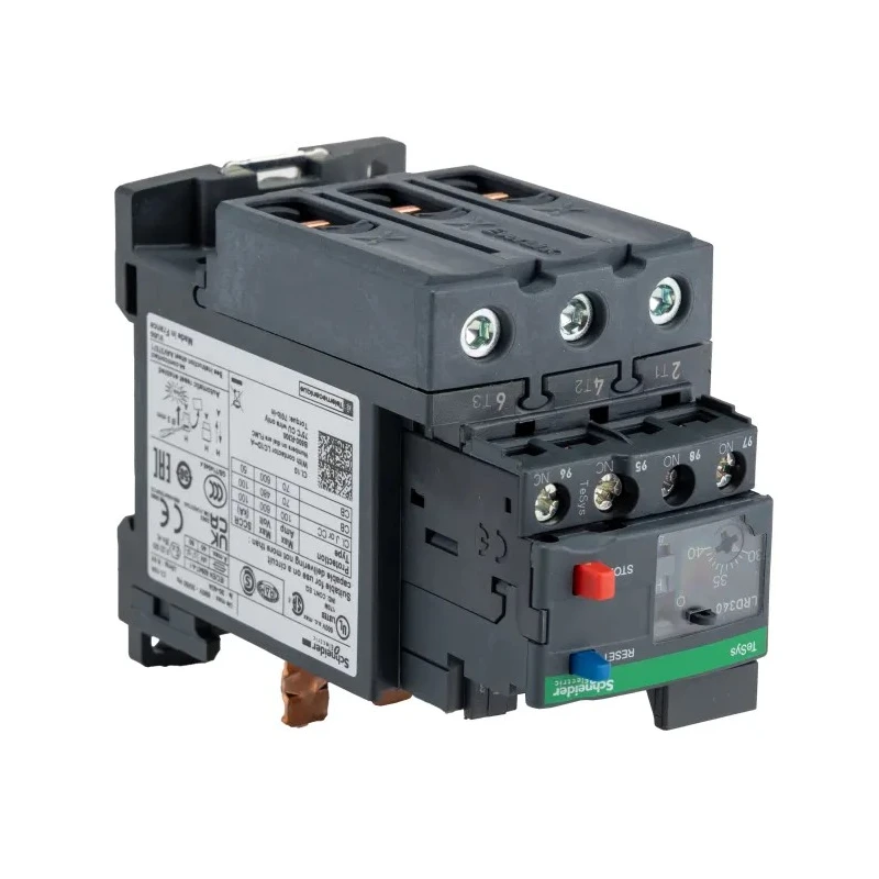 Schneider Electric Thermal Overload Relay 1 NO/1 NC, 30-40 A FLC, 40A Contact Rating, 22 kW Power, 690V Supply Voltage LRD340