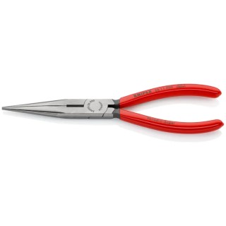 Knipex 1-Piece Long Nose Plier Round 200mm Overall, 73mm Jaw, Vanadium Electric Steel 26 11 200