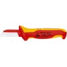 Knipex Cable Knife Insulating Multi-Component Handle VDE 1000V Approved, 190mm Overall Length, 50mm Special Tool Steel 98 54