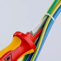 Knipex Cable Knife Insulating Multi-Component Handle VDE 1000V Approved, 190mm Overall Length, 50mm Special Tool Steel 98 54