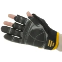 DeWALT Black Neoprene, Spandex Finger Framer Work Gloves Size 9 Synthetic Leather Coating Finger Framer Glove