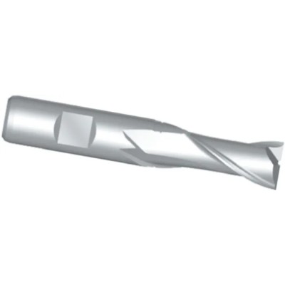 Dormer High Speed Steel-E-PM Plain Slot Drill 10mm Cut Length, 1mm Overall Length C1231/8