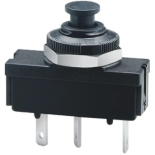 ETA Thermal Circuit Breaker 6.3A Current Rating 1-Pole Panel Mount Model 1410-G111-P2F1-S01-6.3A