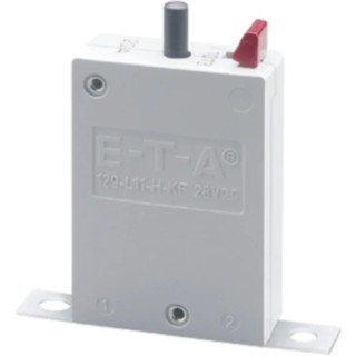 ETA Thermal Circuit Breaker 1-Pole Screw Mount 16A Current Rating 2500A Breaking Capacity 250V AC 50V DC 129-L11-H-KF-16A