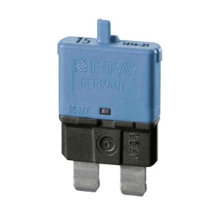 ETA 1616 Thermal Circuit Breaker 1-Pole, 15A Current Rating, 32 V DC 1616-21-15A